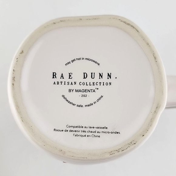 ⭐️2/ $50⭐️ Rae Dunn Artisan Collection White Coffee Tea Mug Large Letters  LOVE - Picture 9 of 11